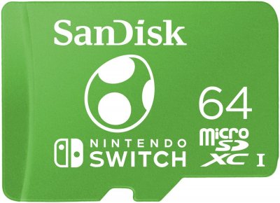 SANDISK Microsdxc card nintendoswitch 64g yosi SDSQXAO-064G-GN6ZN