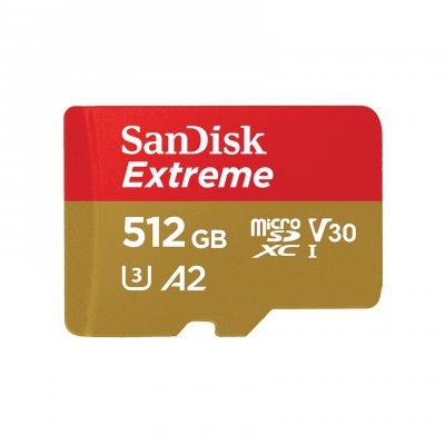 Microsdxc extreme 512gb 190/130 mb/s - a2 - v30 ,