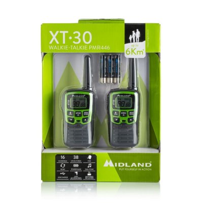 MIDLAND  pmr446 sprechfunkger&auml;t xt30, paar 