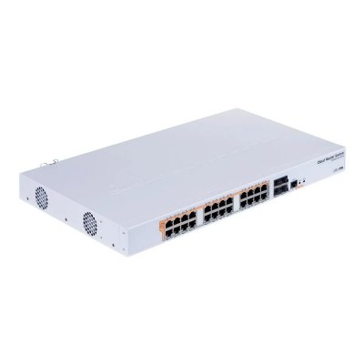 MIKROTIK  crs328-24p-4s+rm switch 24xgb 4xsfp+ l5 CRS328-24P-4S+RM