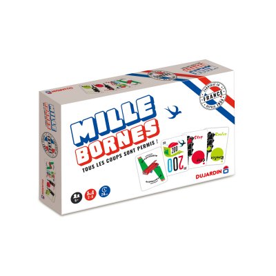 Mille bornes Classique - Jeu de soci&eacute;t&eacute; - DUJARDIN - D&egrave;s 6 ans