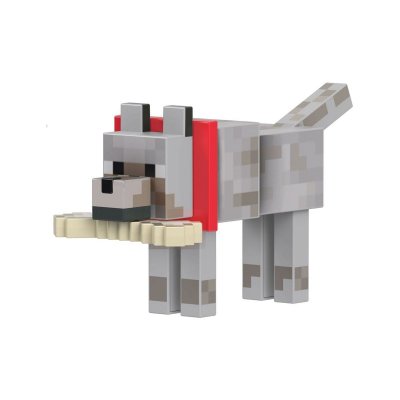  Minecraft Diamond Level Wolf Figure Multicolore