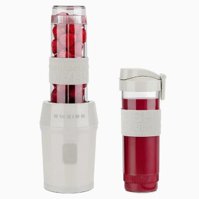 SWEISS Mini-blender -  - MOOV8 - 300 W - 570 ml - 2 gourdes - Beige