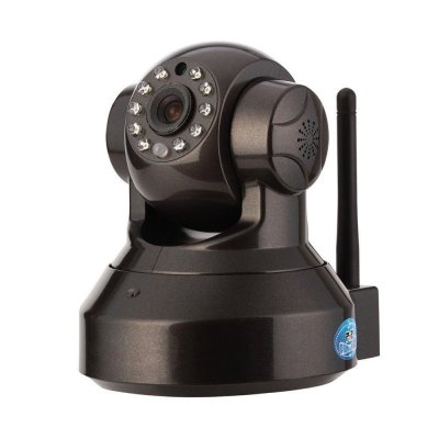 YONIS Mini Cam&eacute;ra Ip Infrarouge Wifi Compatible Smartphone Tablette iOs Android Noire + SD 32Go