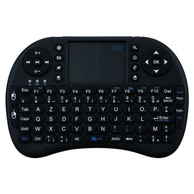  Mini Clavier Bluetooth pour Smartphone & Tablette sans Fil AZERTY Rechargeable (Noir)