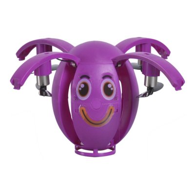 BIGBEN Mini Drone Enfant Smartphone Bluetooth 40 Stickers Egg One Violet