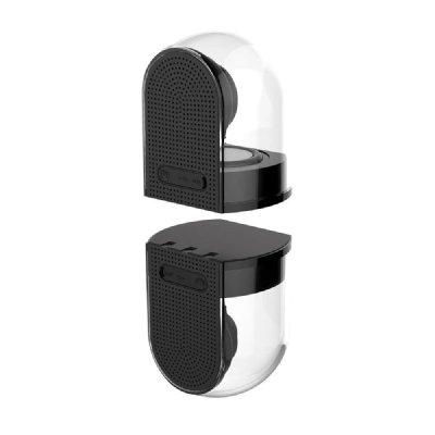 YONIS Mini Enceinte Bluetooth 3D St&eacute;r&eacute;o Magn&eacute;tique Sans Fil HiFi Transparente Pour Mai