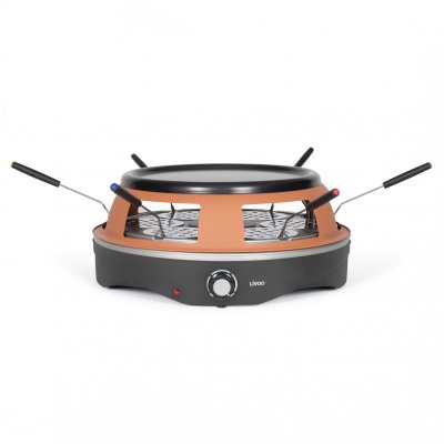 LIVOO mini four &agrave; pizza 1200w marron - DOC304 