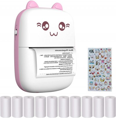 GENERIQUE Mini imprimante Photo portable instantan&eacute; BT Papier thermique 10 Rouleaux