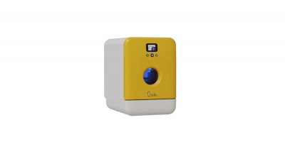 DAAN TECH Mini lave-vaisselle  Compact 34 cm Blanc et Jaune canari
