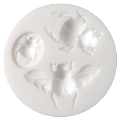 GRAINE CR Mini moule en silicone pour p&acirc;te FIMO - Scarab&eacute;e