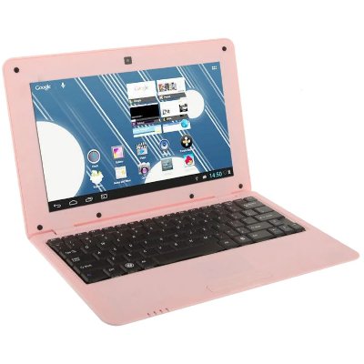 YONIS Mini PC Android netbook 10 pouces WiFi 4 Go Rose