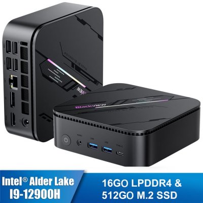 BLACKVIEW Mini PC  MP100 Pro i9-12900H 16 Go 512 Go W11P