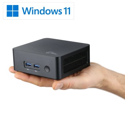 CSL COMPUTER Mini PC CSL Narrow Box Black 8 Go RAM 1000 Go M.2 SSD Windows 11 Famille 