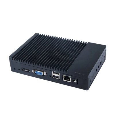 YONIS Mini pc windows barebone ordinateur quad core 1.4 ghz 4go + 64 go 6 wifi noir 