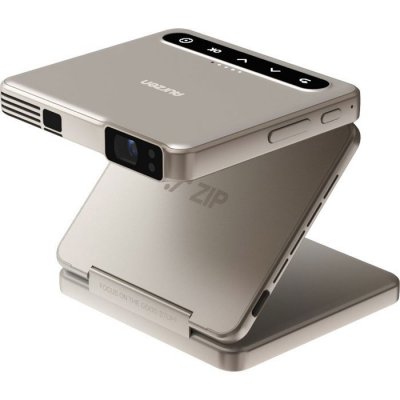 AURZEN Mini vid&eacute;oprojecteur -  - ZIP Gold - DLP 720p - 100 ANSI lm - Batterie 5000 mAh 1h30