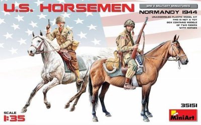 MINI ART Miniart - Miniart - U.S. Horsemen. Normandy 1944