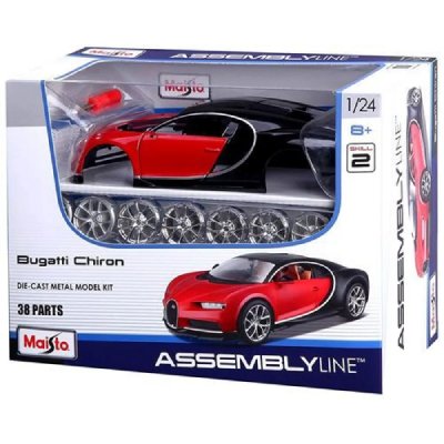 MAY CHEONG GROUP Miniature Maisto BUGATTI CHIRON (METAL KIT)- - Miniature automobile