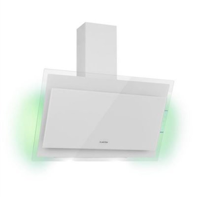 KLARSTEIN Mirage Hotte murale aspirante 90cm - D&eacute;bit 550m&sup3;/h - Panneau tactile - Classe A++ - Blanc