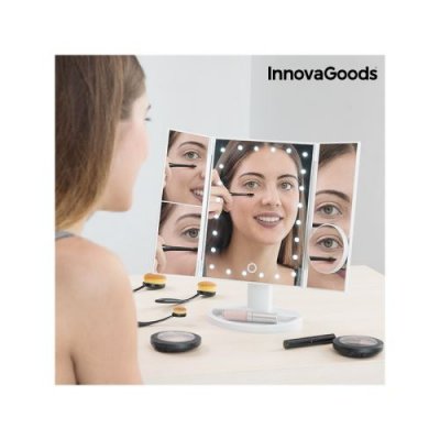 INNOVAGOODS Miroir Grossissant LED 4 en 1 