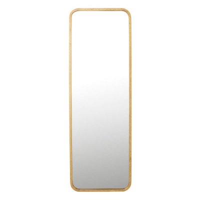 PARIS PRIX Miroir Mural en M&eacute;tal Design Mona 120cm Or