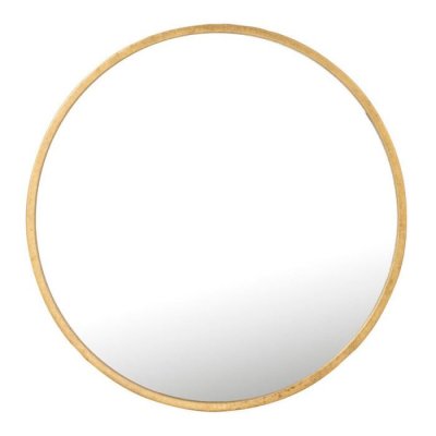 PARIS PRIX Miroir Mural en M&eacute;tal Design Mona 50cm Or