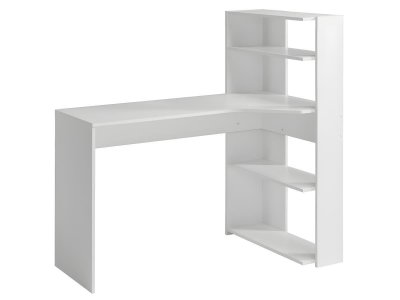Mister Bureau Bois Dense, Blanc