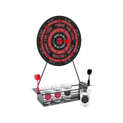 MISTER GADGET  - Jeu &agrave; boire fl&eacute;chettes avec cibles