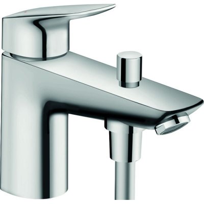 HANSGROHE Mitigeur bain/douche C2 monotrou avec cartouche &agrave; 2 vitesses chrom&eacute;