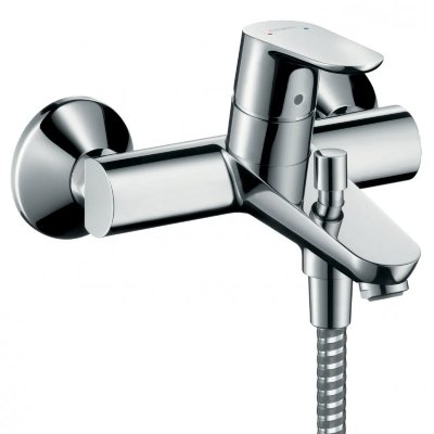 HANSGROHE Mitigeur bain-douche FOCUS E2 - Chrom&eacute;