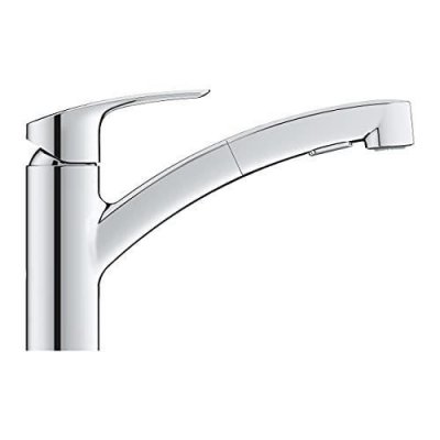 GROHE Mitigeur d'&eacute;vier avec douchette extractible  Eurosmart 30305001