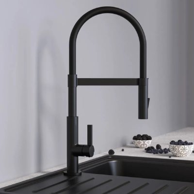SCHUTTE Mitigeur d'&eacute;vier miami Noir mat Sch&uuml;tte Noir