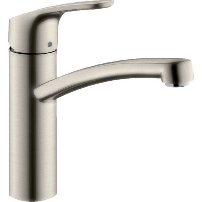 HANSGROHE Mitigeur de cuisine 160, 1 jet aspect acier inox  