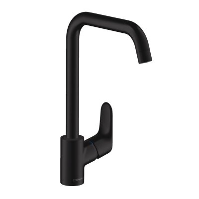 HANSGROHE Mitigeur de cuisine 260, 1 jet noir mat  