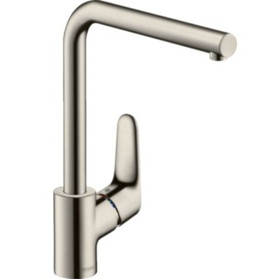 HANSGROHE Mitigeur de cuisine 280, 1 jet aspect acier inox  