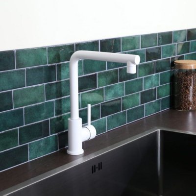 ESSEBAGNO Mitigeur de cuisine blanc  Pure II