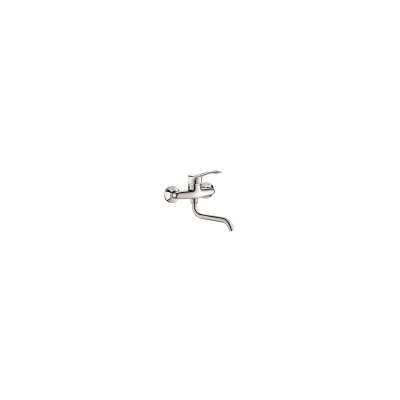 DELABIE Mitigeur &eacute;vier &agrave; bec orientable h.150 l.230 manette ajour&eacute;e