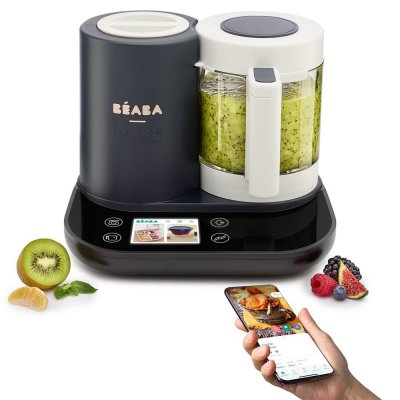 BEABA Mixeur Cuiseur B&eacute;b&eacute;  Babycook Smart - Gris Anthracite 