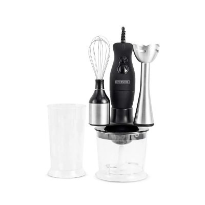 KITCHENCOOK Mixeur plongeant 3 en 1 lames et pied en acier inoxydable sms799