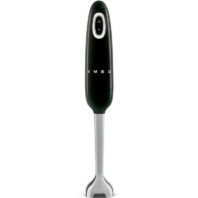SMEG Mixeur plongeant - Ann&eacute;es 50 - Noir - HBF11BLEU