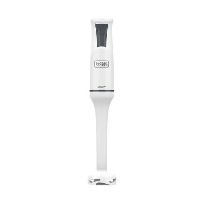 BLACK & DECKER Mixeur plongeant Black+Decker BXHB600E 600W Blanc