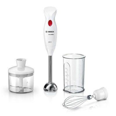 BOSCH Mixeur plongeant  MSM24510 CleverMixx 400 W Blanc - Neuf