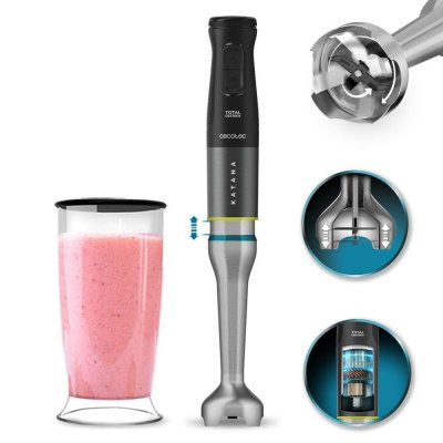 CECOTEC Mixeur plongeant  Katana 15 TotalDestroy Jar G 1500W