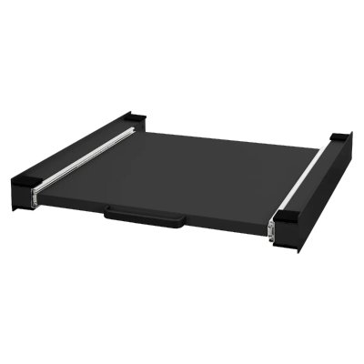 ML DESIGN ML-Design Kit de Superposition Universel avec Plateau Coulissant, Acier, 60x60 cm, Noir,