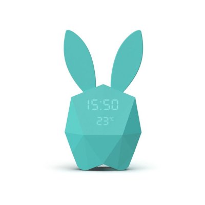 MOB  - R&eacute;veil veilleuse Cutie Clock - Turquoise - ILITY ON BOARD