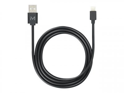  Mobilis cable de chargement / de donnees - Lightning / USB - 1 m