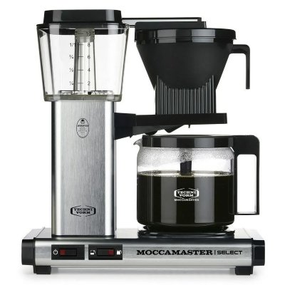 MOCCAMASTER  53979 argent bross&eacute; cafeti&egrave;re, 1520 w, 1. 25 liters