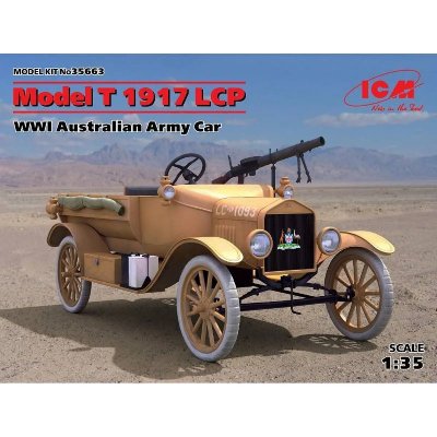 ICM Model T 1917 Lcp,wwi Australian Army Car - 1:35e - 