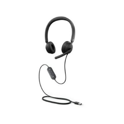 Modern usb headset - casque filaire usb - noir