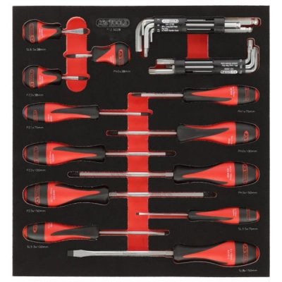 KS TOOLS Module de vissage, 28 pi&egrave;ces  712.5028